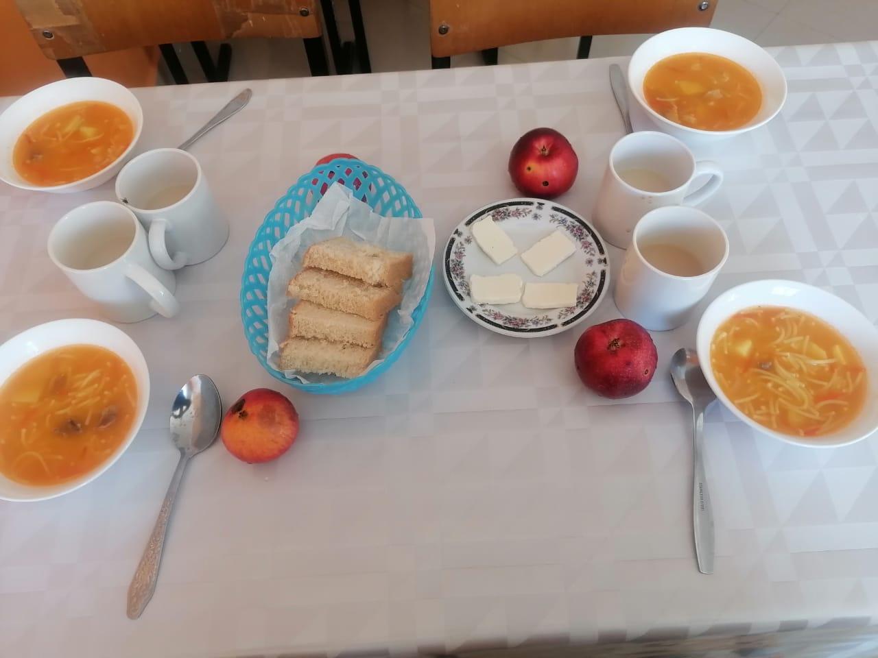 Байғазы орта мектебі мектепке дейінгі шағын орталығының ыстық тамақ туралы ас мәзірі